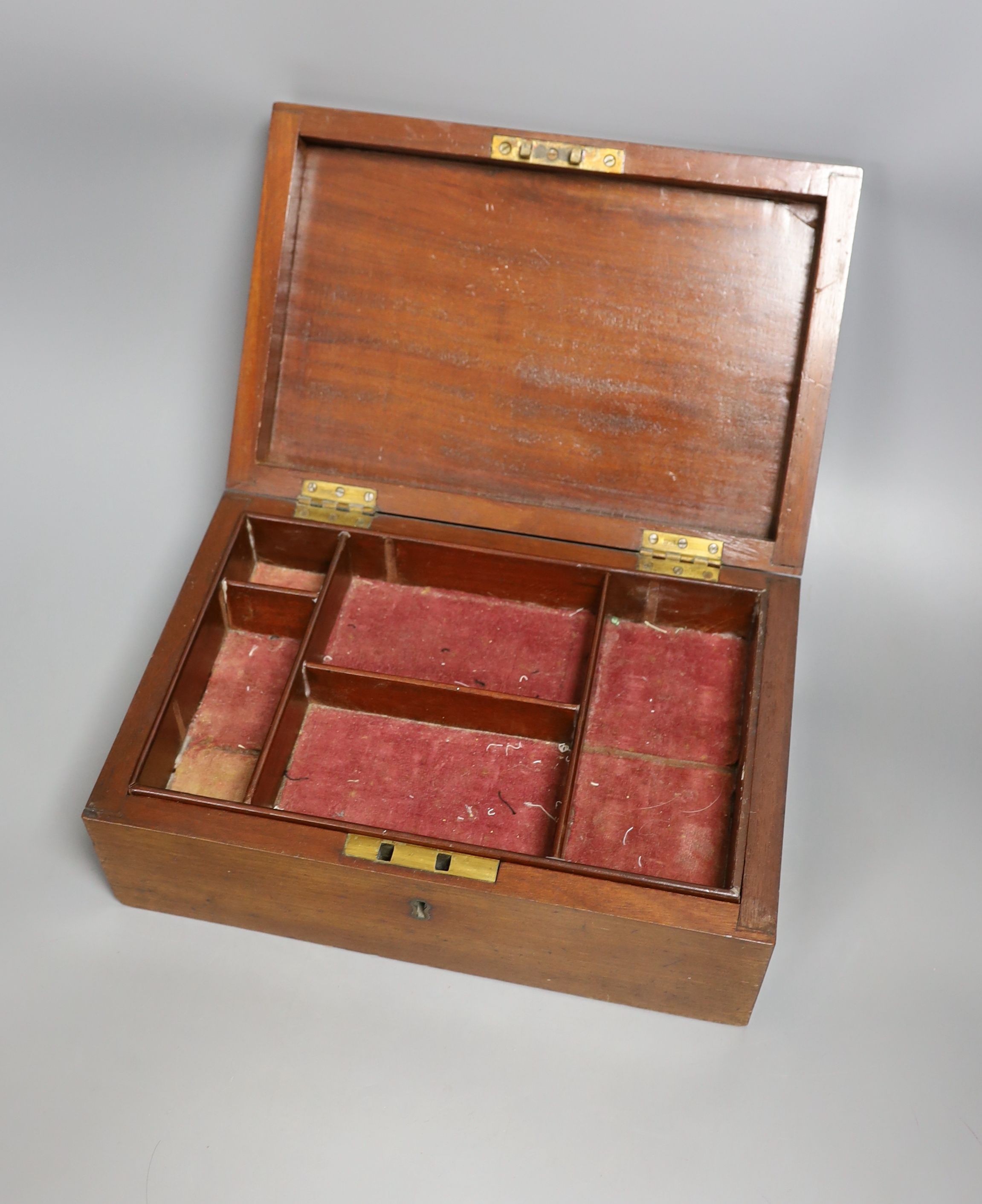 A group of 19th century and later writing boxes